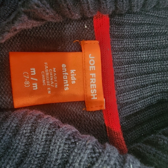 [ JOE FRESH] boys size Medium,( 7-8) long sleeve button down cardigan jacket. - Picture 8 of 16